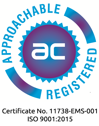 Approachable ISO 9001 certificate for Advanced Seals and Gaskets' Quality Management System